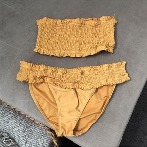 ASOS mustard bikini.